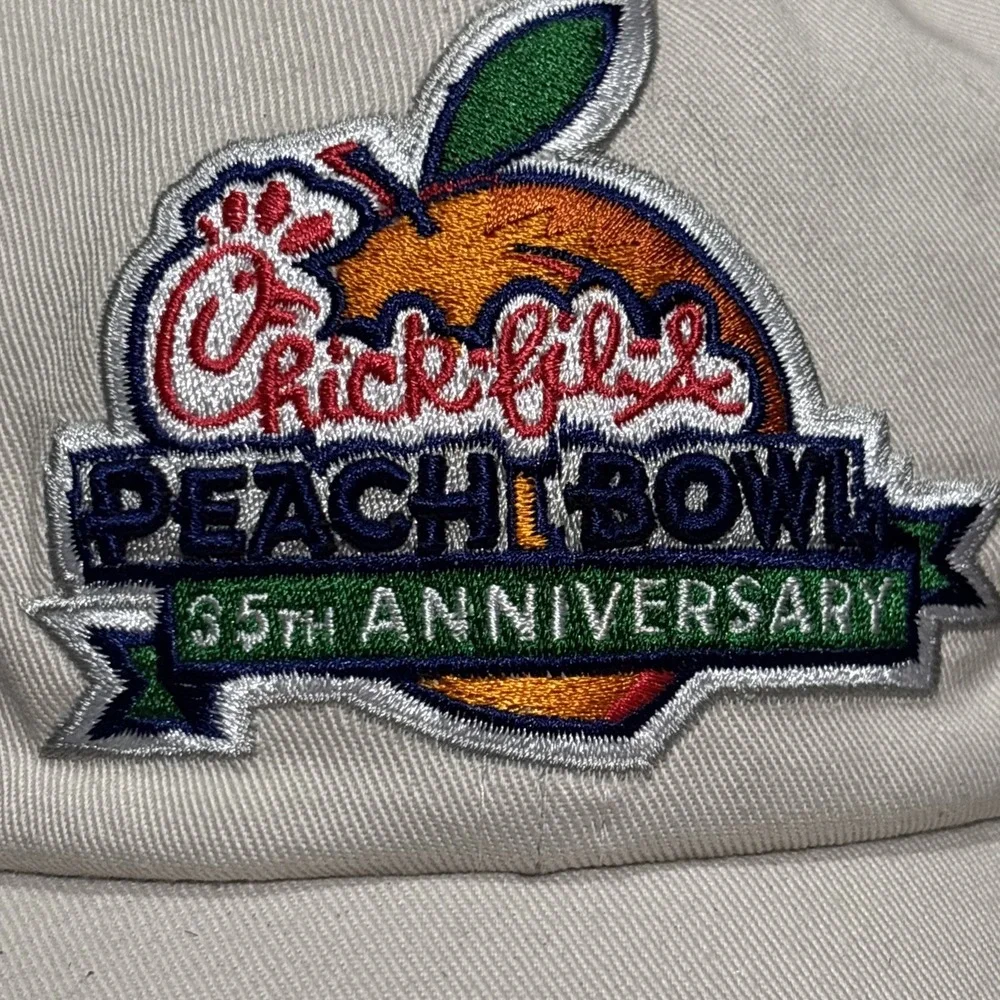 vintage 2004 Chick-fil-A Peach Bowl 35th Anniversary adjustable cap Tennessee FB